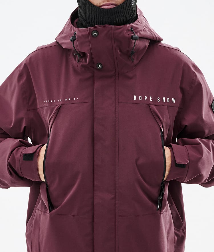 Dope Ranger Kurtka Narciarska Mężczyźni Burgundy, Image 9 of 10