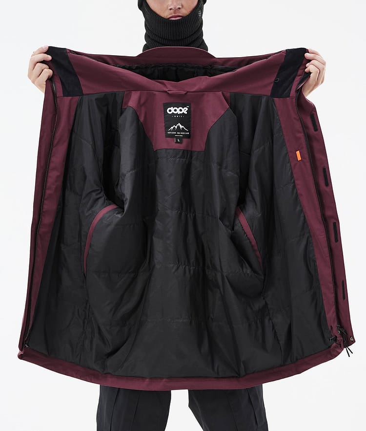 Dope Ranger Chaqueta Snowboard Hombre Burgundy, Image 10 of 10