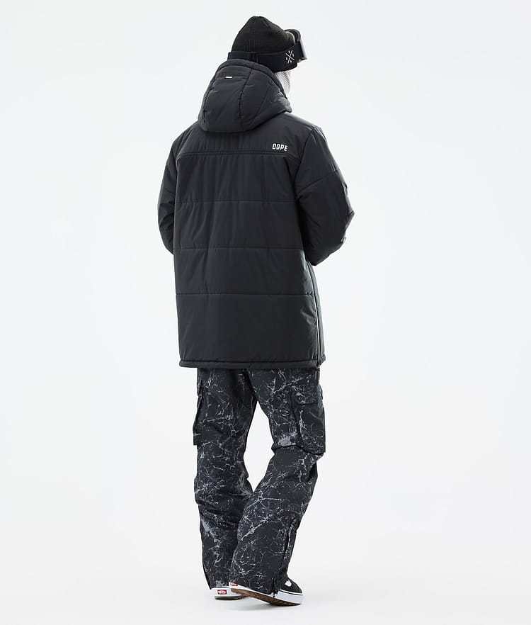 Dope Puffer Bunda na Snowboard Pánské Black, Image 5 of 9