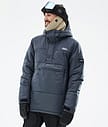 Dope Puffer Lyžařská Bunda Pánské Metal Blue