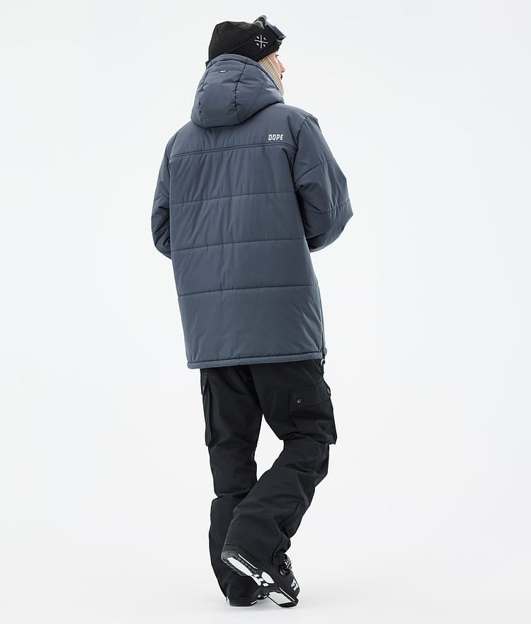 Dope Puffer Lyžařská Bunda Pánské Metal Blue, Image 5 of 9