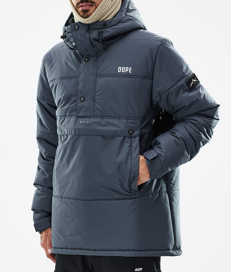 Dope Puffer Lyžařská Bunda Pánské Metal Blue, Image 8 of 9