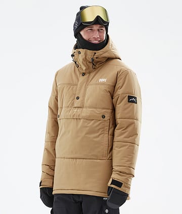Dope Puffer Ski Jacket Gold