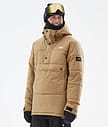 Dope Puffer Lyžařská Bunda Pánské Gold