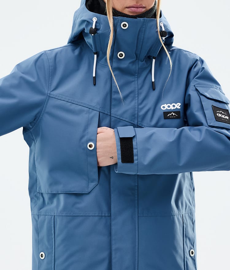 Dope Adept W Snowboard Jacket Women Blue Steel, Image 8 of 9