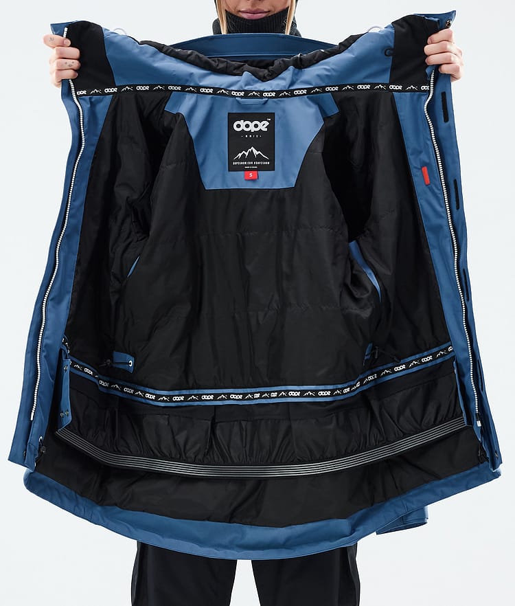 Dope Adept W Snowboard Jacket Women Blue Steel, Image 9 of 9