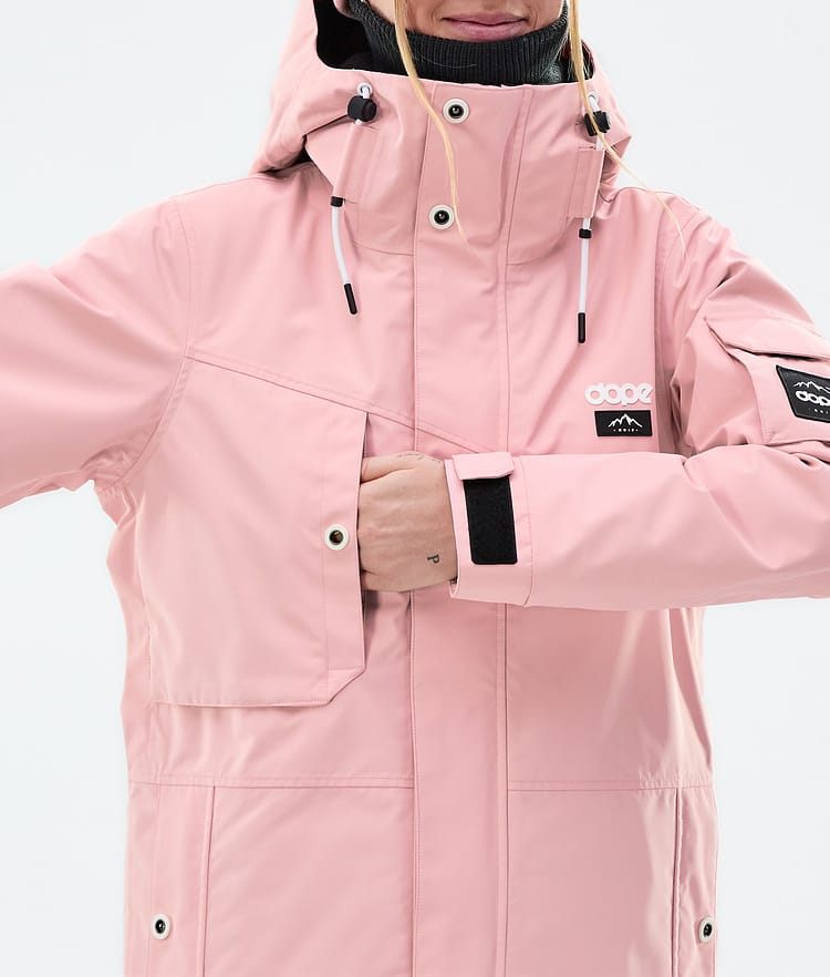 Dope Adept W Snowboard Jacket Women Soft Pink, Image 8 of 9