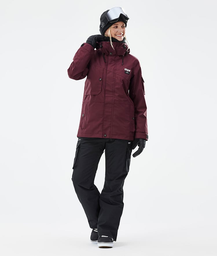 Dope Adept W Snowboard Jacket Women Don Burgundy, Image 2 of 8
