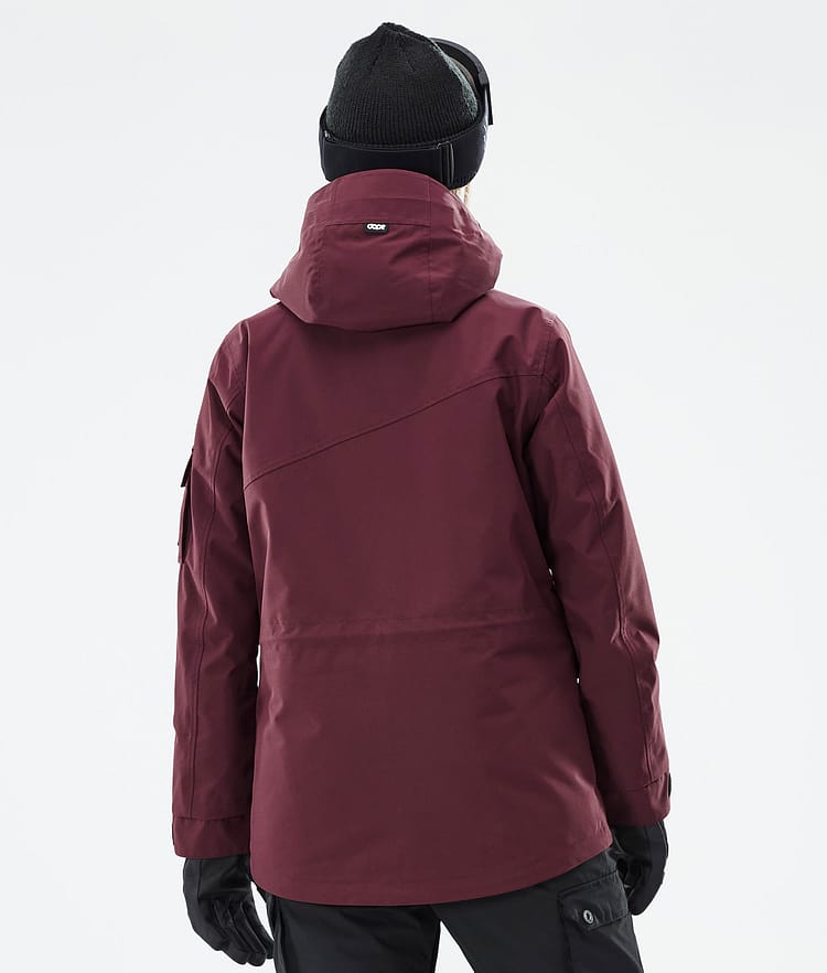 Dope Adept W Snowboard Jacket Women Don Burgundy, Image 6 of 8
