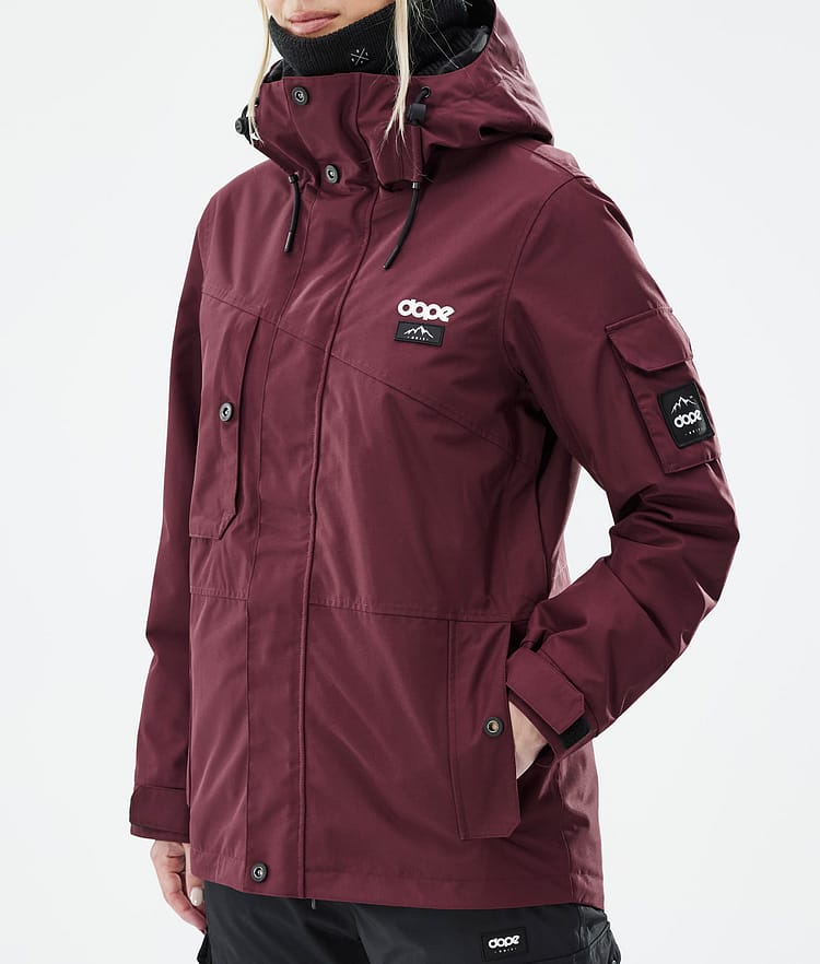 Dope Adept W Snowboard Jacket Women Don Burgundy, Image 7 of 8