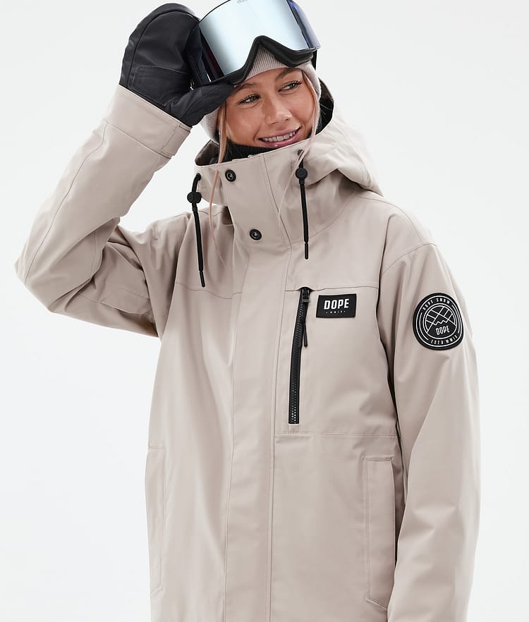 Dope Blizzard W Full Zip 24 Snowboard Jacket Women Sand Renewed, Image 2 of 10