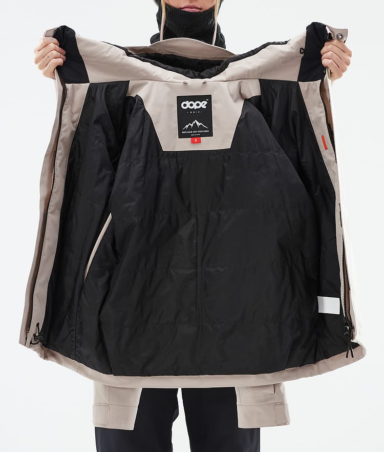 Dope Blizzard W Full Zip 24 Snowboard Jacket Women Sand Renewed, Image 10 of 10