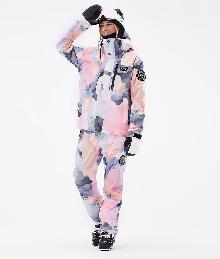 Dope Blizzard W Full Zip Skijakke Dame Blot Peach, Image 3 of 10