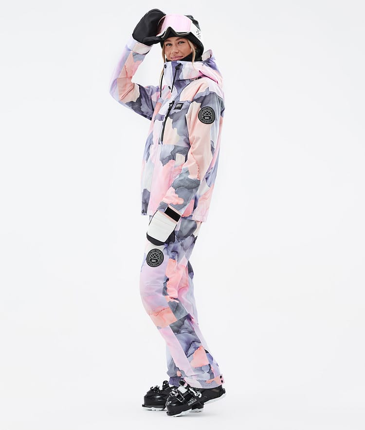 Dope Blizzard W Full Zip Skijakke Dame Blot Peach, Image 4 of 10