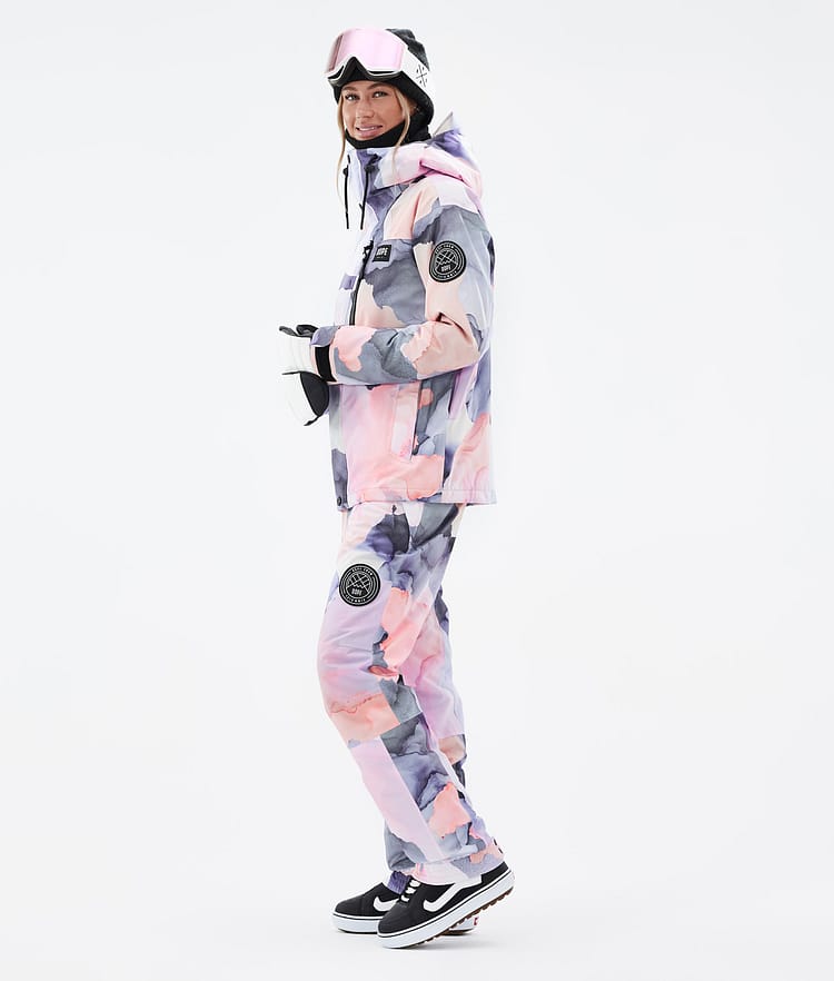 Dope Blizzard W Full Zip Giacca Snowboard Donna Blot Peach, Image 4 of 10