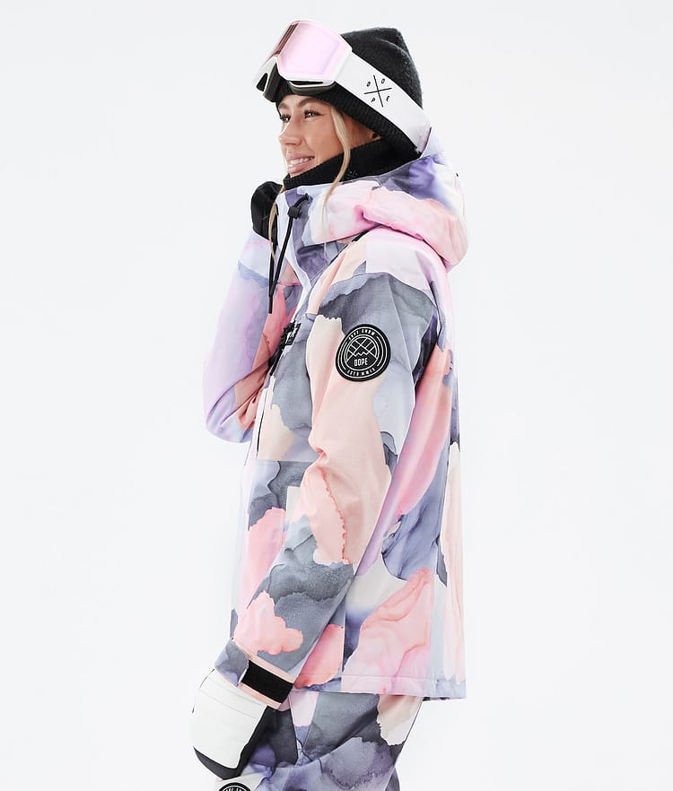 Dope Blizzard W Full Zip Giacca Snowboard Donna Blot Peach, Image 6 of 10