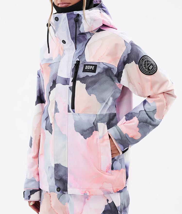 Dope Blizzard W Full Zip Skijakke Dame Blot Peach, Image 8 of 10