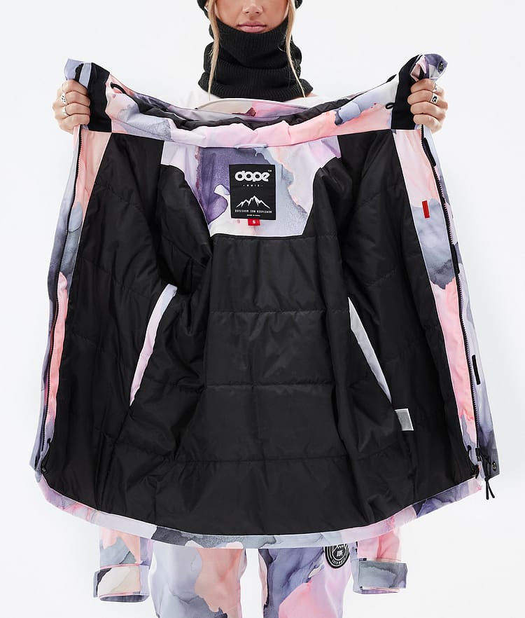 Dope Blizzard W Full Zip Giacca Snowboard Donna Blot Peach, Image 10 of 10
