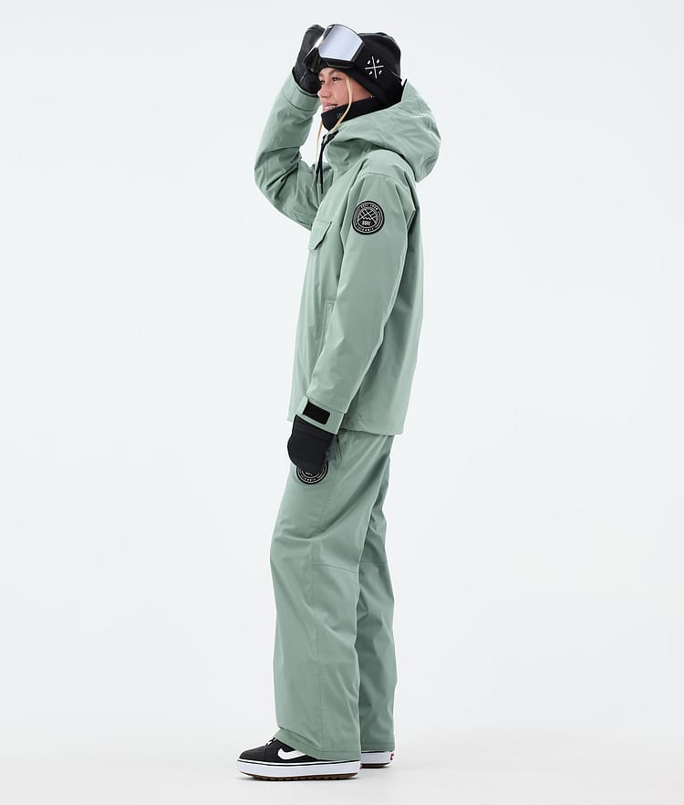 Dope Blizzard W Snowboard Jacket Women Faded Green Renewed, Image 3 of 8