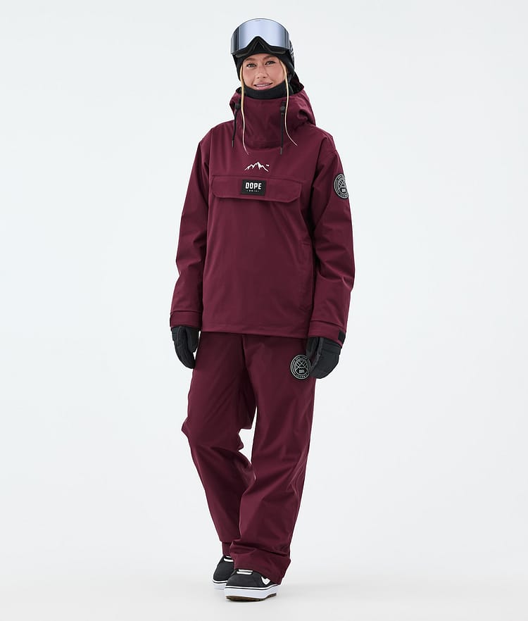 Dope Blizzard W Snowboard Jacket Women Burgundy Renewed, Image 2 of 8