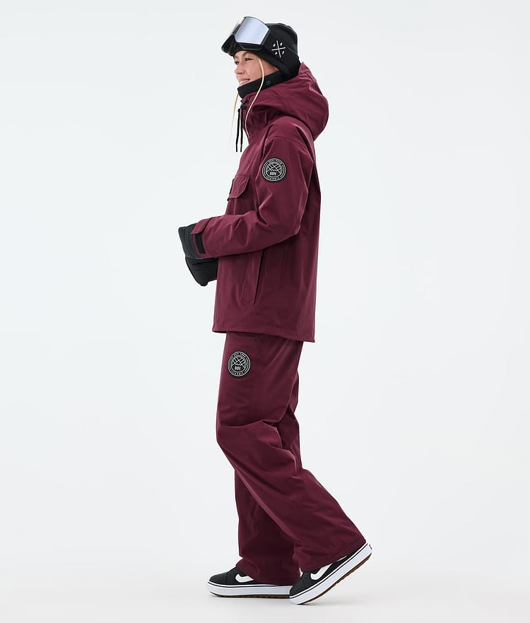 Dope Blizzard W Snowboard Jacket Women Burgundy Renewed, Image 3 of 8