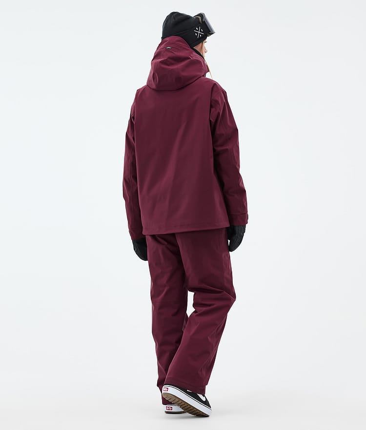 Dope Blizzard W Snowboard Jacket Women Burgundy Renewed, Image 4 of 8