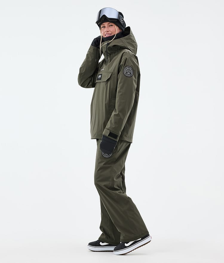 Dope Blizzard W Snowboardjacka Dam Olive Green, Image 3 of 8