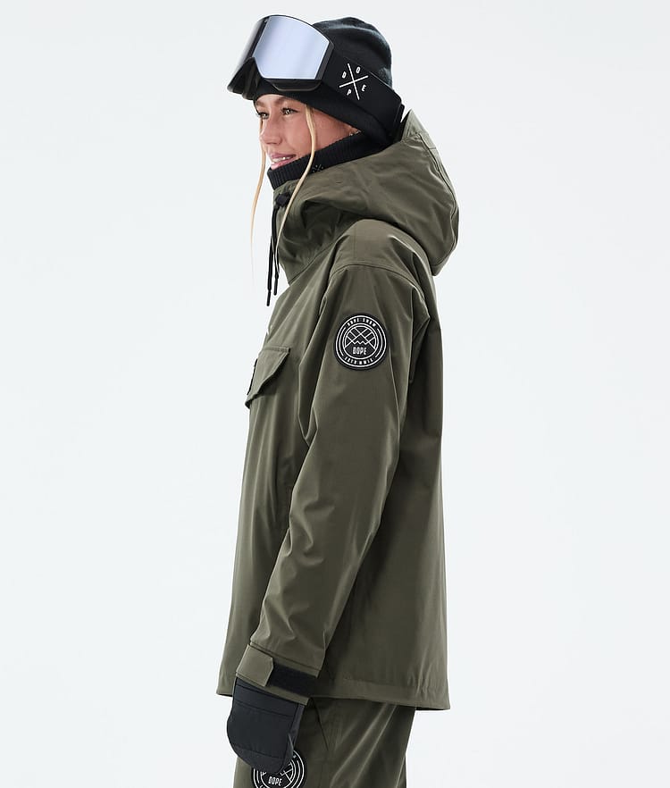 Dope Blizzard W Snowboardjacka Dam Olive Green, Image 5 of 8