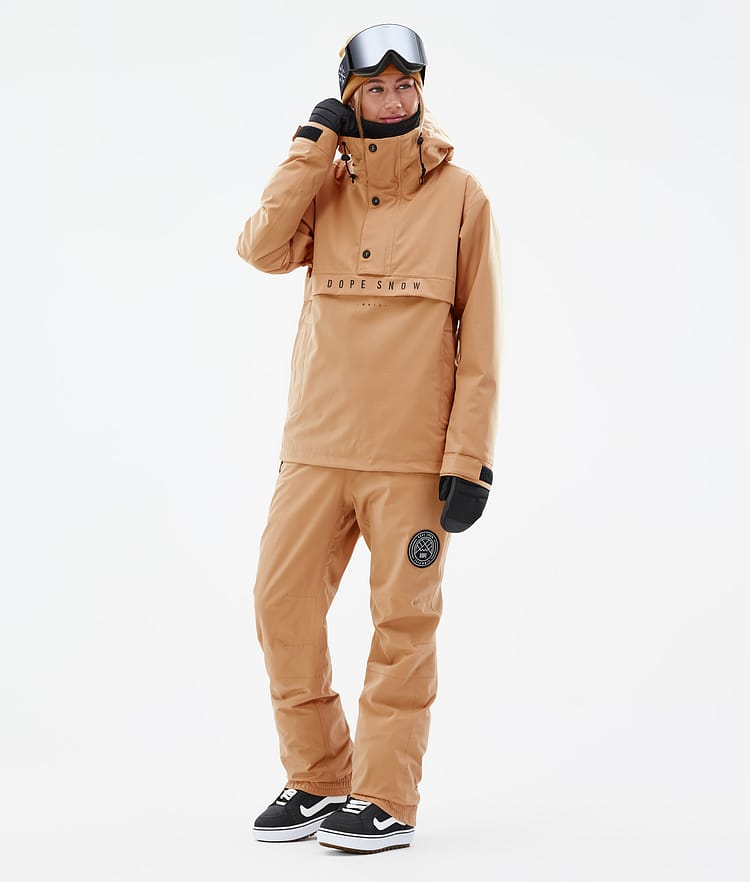 Dope Legacy W Snowboard Jacket Women Khaki Yellow, Image 3 of 9