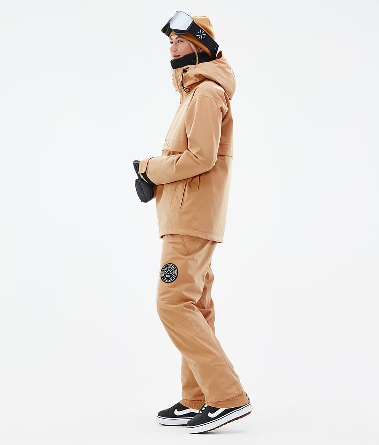 Dope Legacy W Snowboard Jacket Women Khaki Yellow, Image 4 of 9