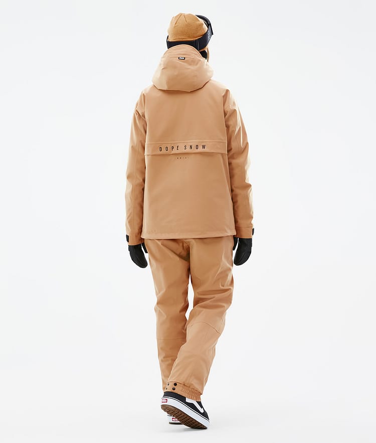 Dope Legacy W Snowboard Jacket Women Khaki Yellow, Image 5 of 9