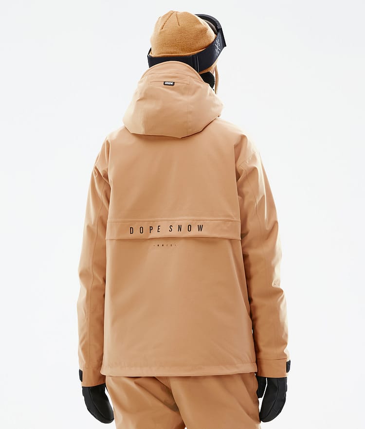 Dope Legacy W Snowboard Jacket Women Khaki Yellow, Image 7 of 9