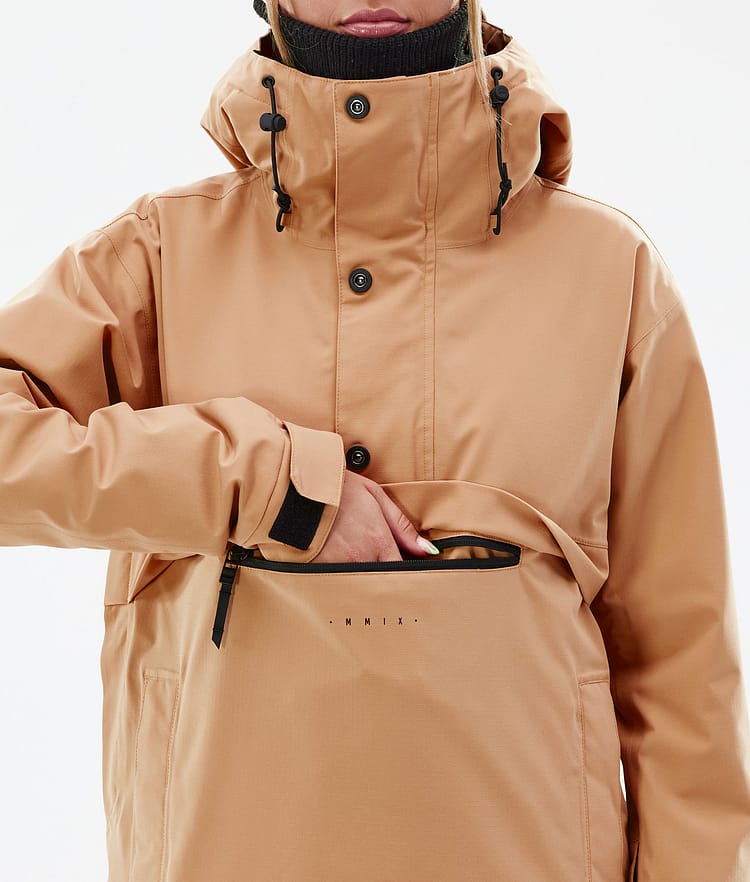 Dope Legacy W Snowboard Jacket Women Khaki Yellow, Image 9 of 9