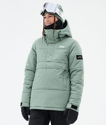 Dope Puffer W Ski Jacket Faded Green
