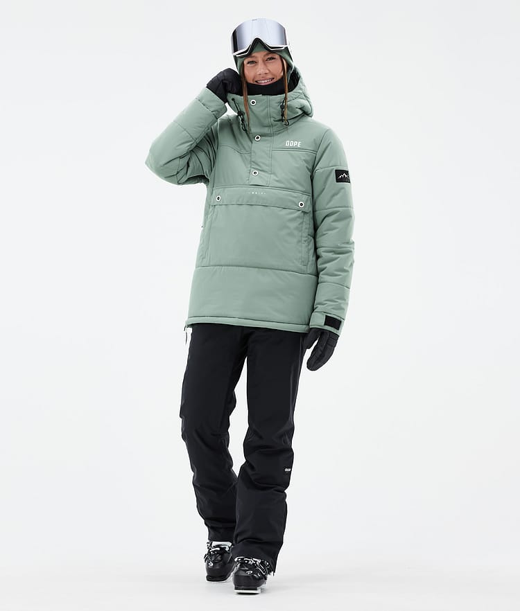 Dope Puffer W Ski jas Dames Faded Green, Image 2 of 8