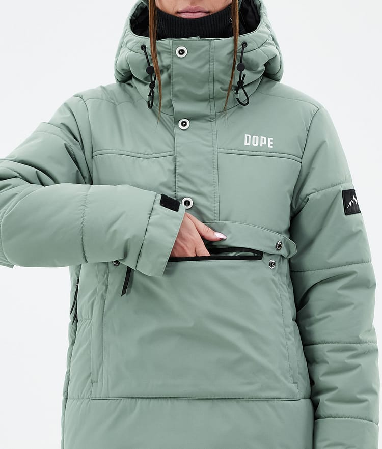 Dope Puffer W Skijacke Damen Faded Green, Image 8 of 8