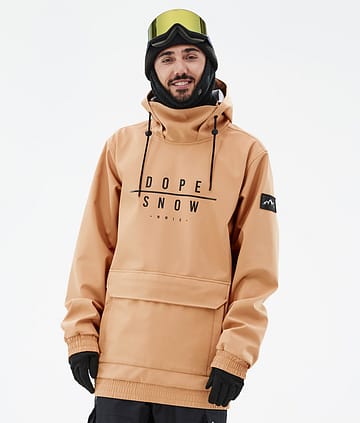 Dope Wylie Ski Jacket Khaki Yellow