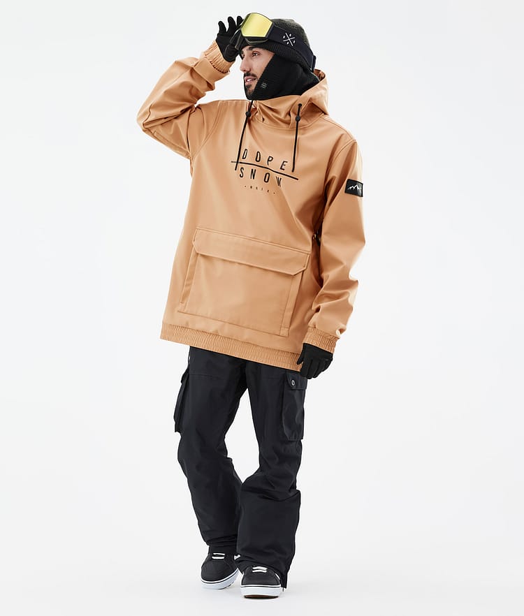 Dope Wylie Chaqueta Snowboard Hombre DS Khaki Yellow, Image 3 of 9
