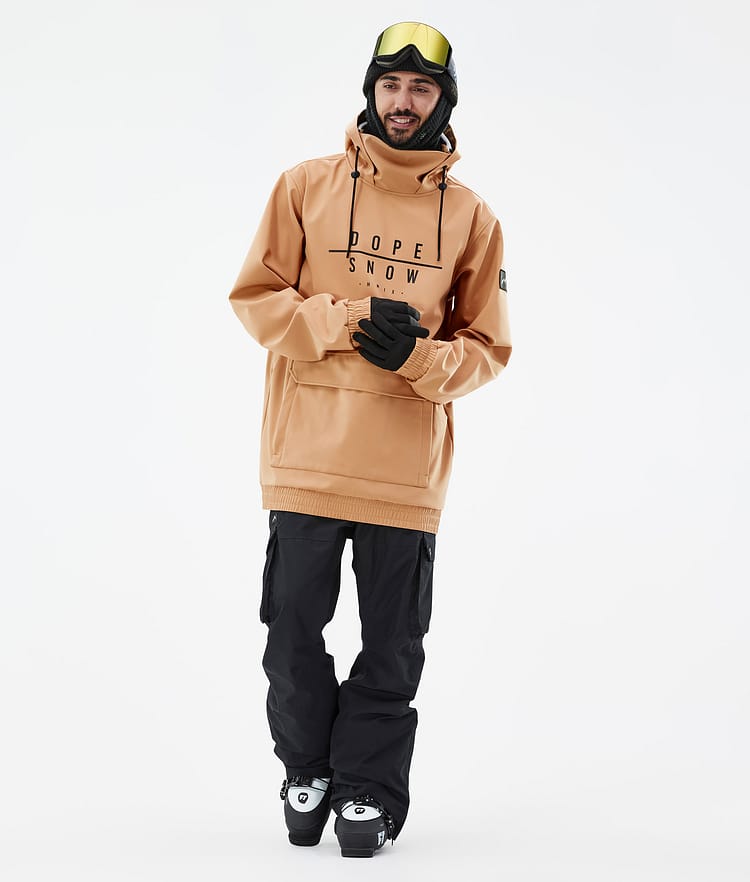 Dope Wylie Lyžařská Bunda Pánské DS Khaki Yellow, Image 3 of 9