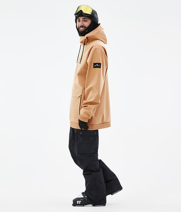 Dope Wylie Lyžařská Bunda Pánské DS Khaki Yellow, Image 4 of 9