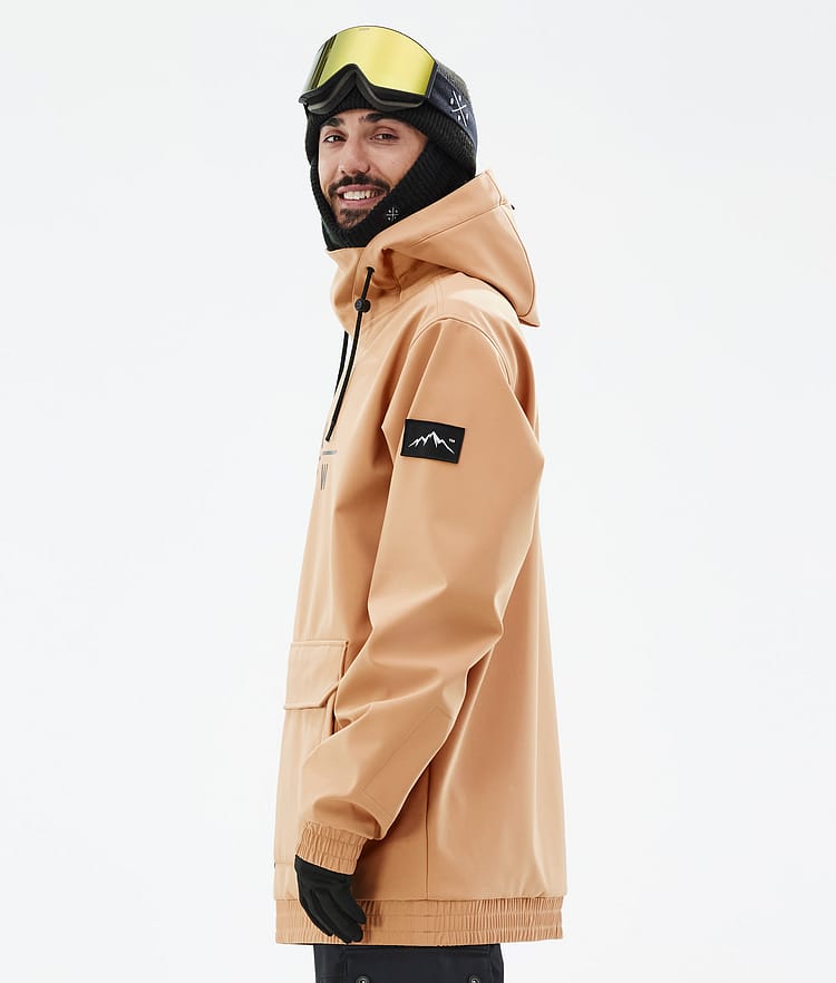 Dope Wylie Chaqueta Snowboard Hombre DS Khaki Yellow, Image 6 of 9