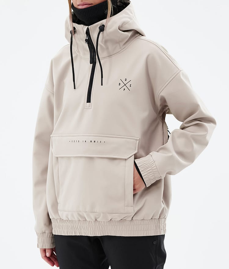 Dope Cyclone W 22 Snowboard Jacket Women Sand, Image 8 of 9