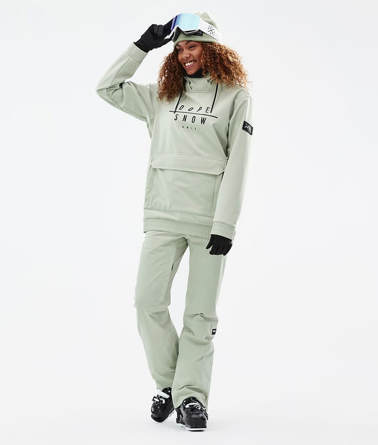 Dope Wylie W Chaqueta Esquí Mujer DS Soft Green, Image 3 of 9