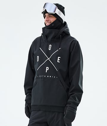 Dope Yeti Snowboard Jacket Black Renewed
