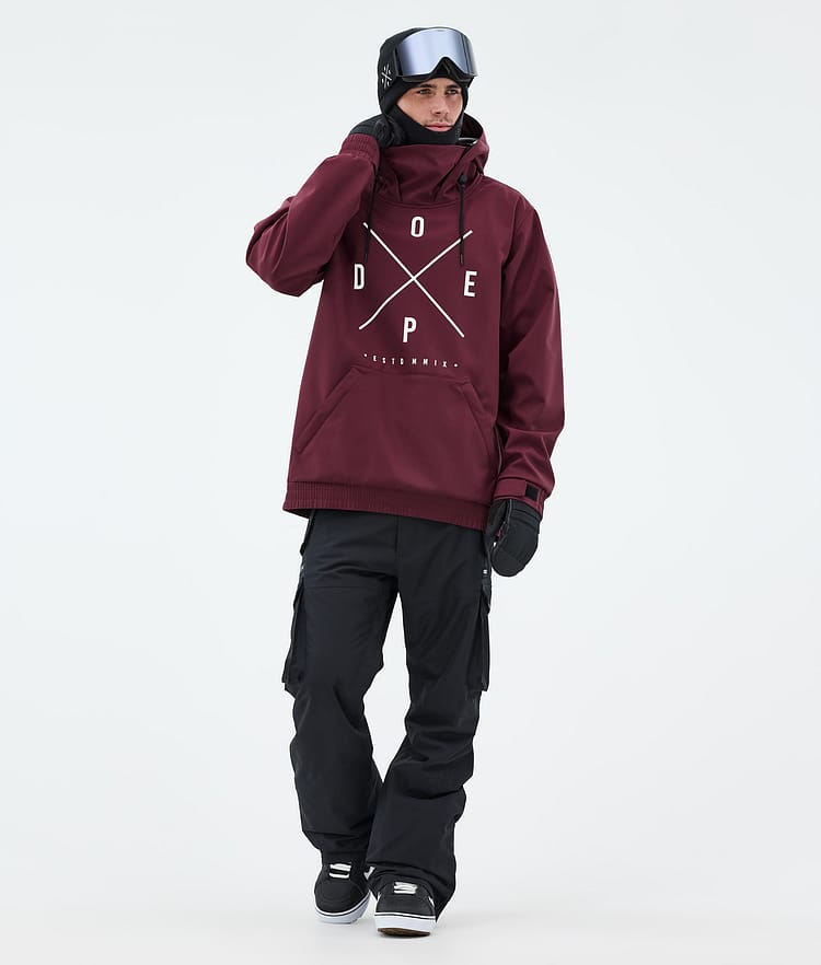 Dope Yeti Giacca Snowboard Uomo 2X-Up Burgundy, Image 2 of 7