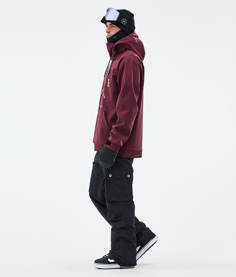 Dope Yeti Giacca Snowboard Uomo 2X-Up Burgundy, Image 3 of 7