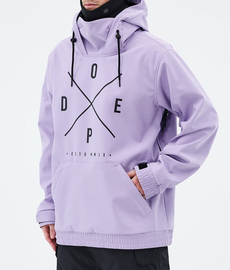 Dope Yeti Snowboard Jacket Men 2X-Up Faded Violet, Image 7 of 7