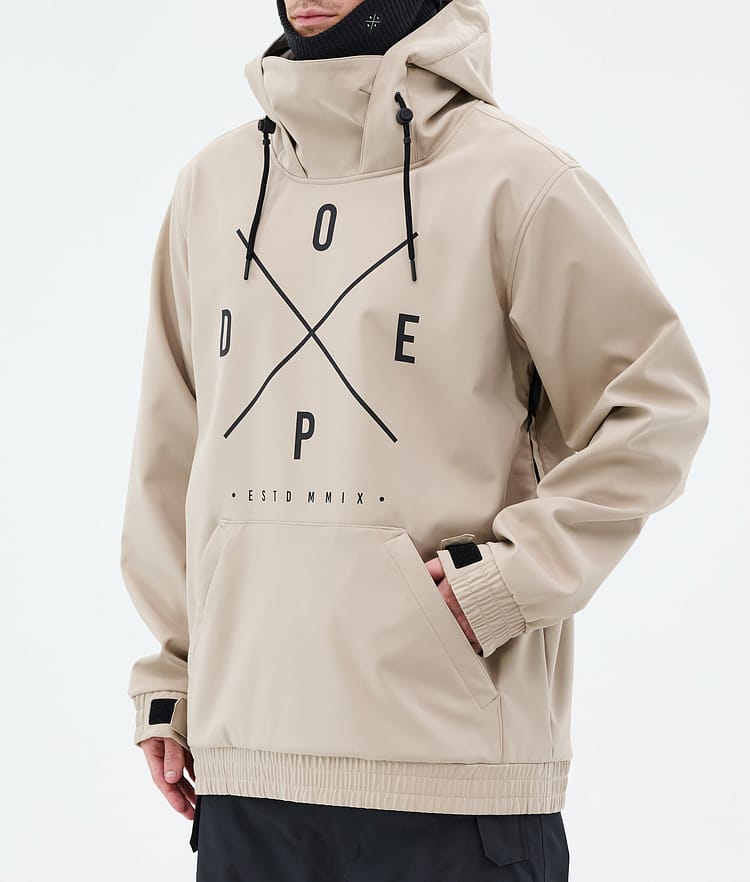 Dope Yeti Snowboard Jacket Men 2X-Up Sand, Image 7 of 7
