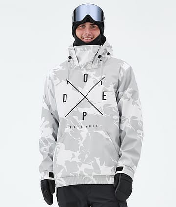 Dope Yeti Snowboard Jacket Grey Camo