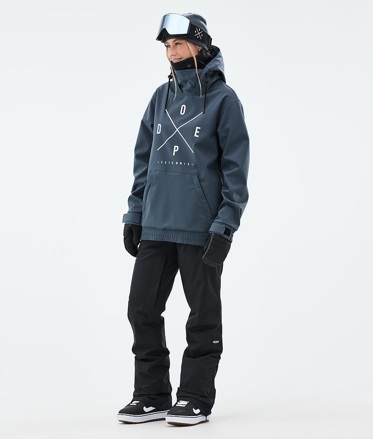 Dope Yeti W Snowboard Jacket Women 2X-Up Metal Blue, Image 2 of 7